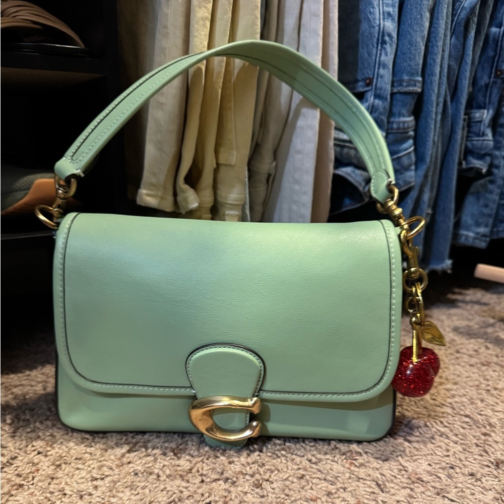 Coach Soft Tabby Pistachio Shoulder Bag